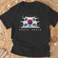 愛国的な韓国国旗ジャージーtシャツ 韓国製 Tシャツ 高齢者への贈り物