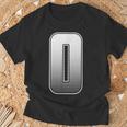 数字 0 ゼロ Tシャツ 高齢者への贈り物