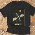 無限宇宙ステーション 衛星 宇宙 ヴィンテージ レトロ コスモス Infinitepacetationtar Tシャツ 高齢者への贈り物