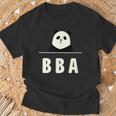 面白い 「Bba」おもしろギャグ-ジョーク 漢字 ばばあ 文字入り Tシャツ 高齢者への贈り物