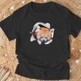 面白いtシャツ レッサーパンダ メンズ 動物 グッズ かわいい 面白い 服 ネタ Tシャツ 高齢者への贈り物