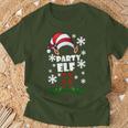 Party Elf Partnerlook Elfen Weihnachten Ugly Christmas T-Shirt Geschenke für alte Männer