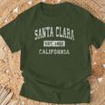 Santa Clara California Ca ビンテージ 確立されたスポーツデザイン Tシャツ 高齢者への贈り物