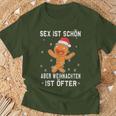 Sex Istchön Aber Weihnachten Is Öfter Lebkuchen Christmas T-Shirt Geschenke für alte Männer