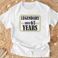 63歳の伝説、63歳の誕生日、ついに63歳 Tシャツ 高齢者への贈り物