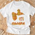 971 Gwada Idee Cadeau Guadeloupe Gwadlouptyle Madras T-Shirt Cadeaux pour les vieillards