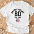 Cooltaten Island New York City Illustration Fashiontyle 長袖tシャツ Tシャツ 高齢者への贈り物