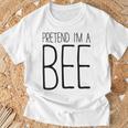 Disfraz De Camisa De Abeja Para Adultos Niños Hombres Y Es Camiseta unisex Regalos para ancianos
