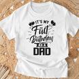 È Il Mio Primo Compleanno Da Papà Papà Festa Papà Papà Maglietta Regalos para ancianos