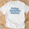 Fridayaturdayunday Moodibe Weekend Relax Day Off Tシャツ 高齢者への贈り物