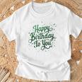 Happy Birthday To You バースデーパーティー メンズ レディース キッズ Tシャツ 高齢者への贈り物