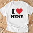 I Heart Nene 名 I Love パーソナライズ Tシャツ 高齢者への贈り物