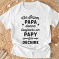 Hommeuper Papa Papy Qui Déchire Humour Retraité Papi Rigolo T-Shirt Cadeaux pour les vieillards