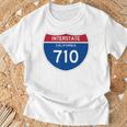Interstate 710 California Tシャツ 高齢者への贈り物