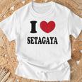 I Loveetagaya アイ・ラブ世田谷 Tシャツ 高齢者への贈り物