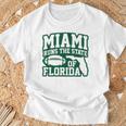 Miami Runs The State Of Florida Dade County 305 Pride T-Shirt Gifts for Old Men