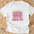In October We Wear Pink Witch Breast Cancer Awareness Pink T-Shirt Gifts for Old Men