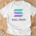 Solコインcryptocurrency 30ソラナ・テクノロジーolana Tシャツ 高齢者への贈り物