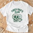 Tired Dads Club Divertente Papà Festa Del Papà Maglietta Regalos para ancianos