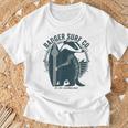Vintage Badgerurf Co レトロ サーフィン カリフォルニアアート Tシャツ 高齢者への贈り物