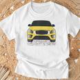 Voiture Jaune –Oyage En Routeoyage Automobile Et Amateur Deoiture T-Shirt Cadeaux pour les vieillards