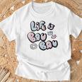【フワモコ】Life Is Bau Bau Tシャツ 高齢者への贈り物