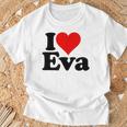 アイ・ラブ・ハート・エヴァ Tシャツ 高齢者への贈り物