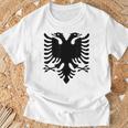 アルバニア国旗 アルバニア バルカン アルバニア国旗 アルバニア国旗 アルバニア国旗 Tシャツ 高齢者への贈り物