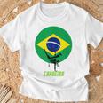 カポエイラ ブラジル国旗 Tシャツ 高齢者への贈り物
