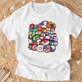 カントリーボールまたはポーランドボールの各国のグループ写真 Tシャツ 高齢者への贈り物