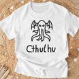 クトゥルフ 触手 モンスター コズミックホラー 面白い Ia Ia Tシャツ 高齢者への贈り物