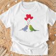 セキセイインコ、面白い鳥、楽しい、セキセイインコ Tシャツ 高齢者への贈り物