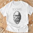ソクラテスtシャツ 古代ギリシャ哲学者 Tシャツ 高齢者への贈り物