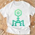 ファージバクテリオファージ療法 微生物学 Tシャツ 高齢者への贈り物