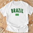 ブラジルシャツ メンズ レディース キッズ ブラジル サッカーファン Tシャツ 高齢者への贈り物