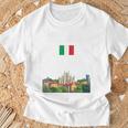 ミラノ お土産 イタリア 旅行 ミラノ バケーション イタリア国旗 Tシャツ 高齢者への贈り物