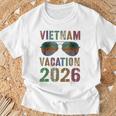 レトロ ベトナム バケーション 2026 旅行 ビーチ 旅行 マッチング Tシャツ 高齢者への贈り物