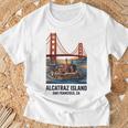 ヴィンテージ アルカトラズ島 サンフランシスコ ゴールデンゲート ベイエリア Tシャツ 高齢者への贈り物