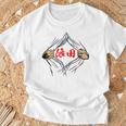 依田 苗字 面白いtシャツ 胸 名前 おもしろ グッズ 服 筆文字 文字 入り 面白い ネタ メンズ Tシャツ 高齢者への贈り物