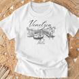 美しいヴェネツィア イタリア ベネチア イタリア お土産 Tシャツ 高齢者への贈り物