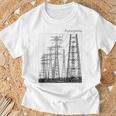 送電鉄塔 -Pylonphilia- Tシャツ 高齢者への贈り物