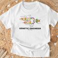 遺伝子工学者 Dna複製 分子生物学 ユーモア Tシャツ 高齢者への贈り物
