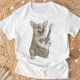 面白いtシャツ コーギー ギター イヌ メンズ 犬好き グッズ かわいい おもしろ 面白い 服 ネタ Tシャツ 高齢者への贈り物