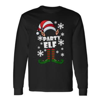 Party Elf Partnerlook Elfen Weihnachten Ugly Christmas Langarmshirts - Seseable