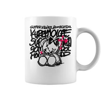 【クレイジー・オリー】Super Kawaii Zombie Idol 白 コーヒーマグ - Kawaiitshirt