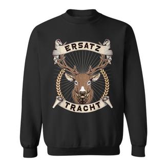 Oktoberfest Ersatz Tracht Lederhose Herbstfest Trachten Sweatshirt - Seseable
