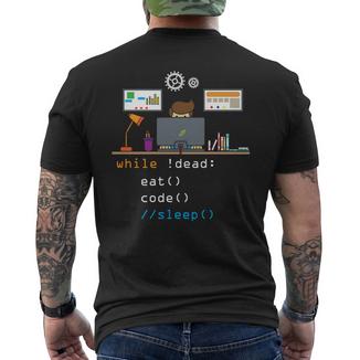 Code De Programmation Amusant Phyton C Java Manche Longue T-shirt imprimé au dos - Cadeauxyz