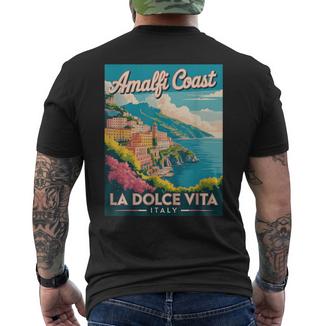 Côte Amalfitaine La Dolceita Italiecenic Beauty T-shirt imprimé au dos - Cadeauxyz