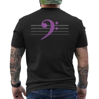 Eadg Guitare Basse 4 Cordesiolet T-shirt imprimé au dos - Cadeauxyz