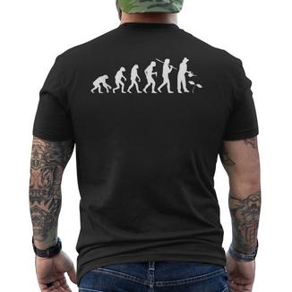 Evolution Jardinage Humour Jardin Cadeau Jardinier Retraite T-shirt imprimé au dos - Cadeauxyz
